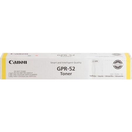 Canon Toner Cartridge, GPR52, 11,500 Pg Yield, YW CNMGPR52Y